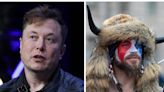 Elon Musk called for the release of 'QAnon Shaman' Jacob Chansley, jailed for his role in the Capitol riot