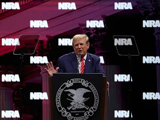 Donald Trump's "glitch" during NRA speech raises questions