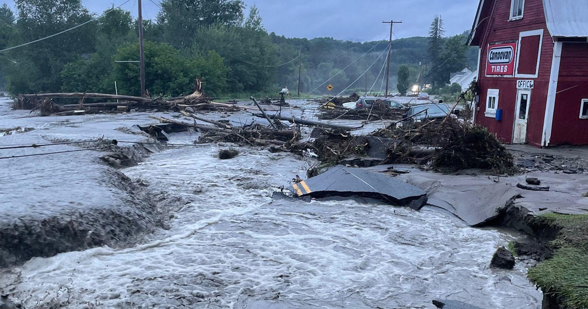 Vermont's Northeast Kingdom hit hard by destructive flooding; Photos show severe damage