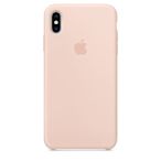 Apple iphone X/XS 官方同款保護套 5.8吋矽膠保護套✩粉沙色，石色