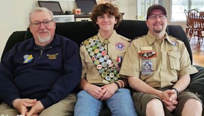 Competitive spirit spurs Eagle Scout from Westfield to earn 66 merit badges