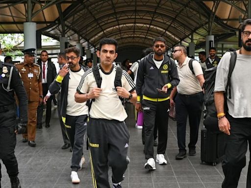 Gambhir hogs limelight as Team India reaches Sri Lanka under new captain Suryakumar Yadav; Rohit, Kohli to join later