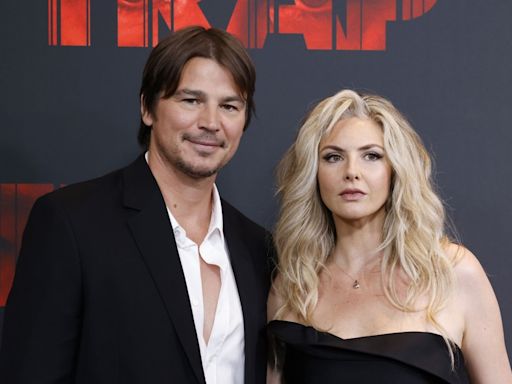 Look: Josh Hartnett, Tamsin Egerton attend 'Trap' premiere after birth of 4th child