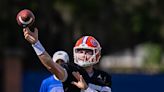 Listen Now! Gators evaluate quarterbacks, defense ahead of 2023 Orange and Blue Game