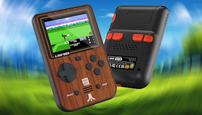 I love the 1970s design of Evercade's new Atari Super Pocket retro console