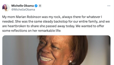 Trump Trolls Leave Racist Comments Under Michelle Obama's Tribute to Her Late Mother