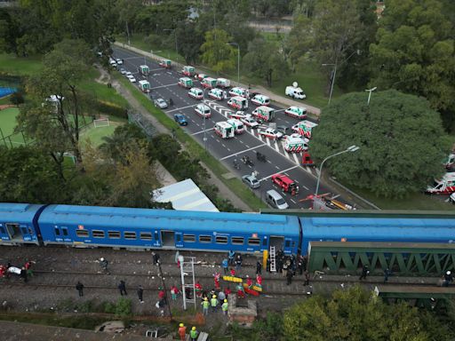 Accidente en la línea de trenes San Martín: las impactantes imágenes del choque en Palermo