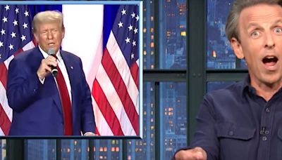 Seth Meyers Spots Donald Trump's New Claim That Proves He’s Just ‘Getting Weirder’