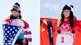 Chloe Kim says Eileen Gu is 'an inspiration to young girls' after the Chinese skier's Olympic breakout