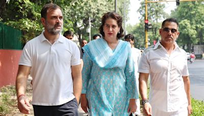 Robert Vadra's 'before me in Parliament' reaction to Priyanka Gandhi's Wayanad move