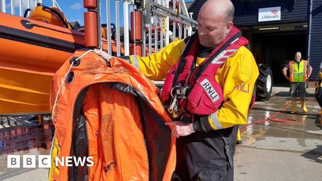 Reculver: Girl, 10, adrift on inflatable dingy rescued by RNLI