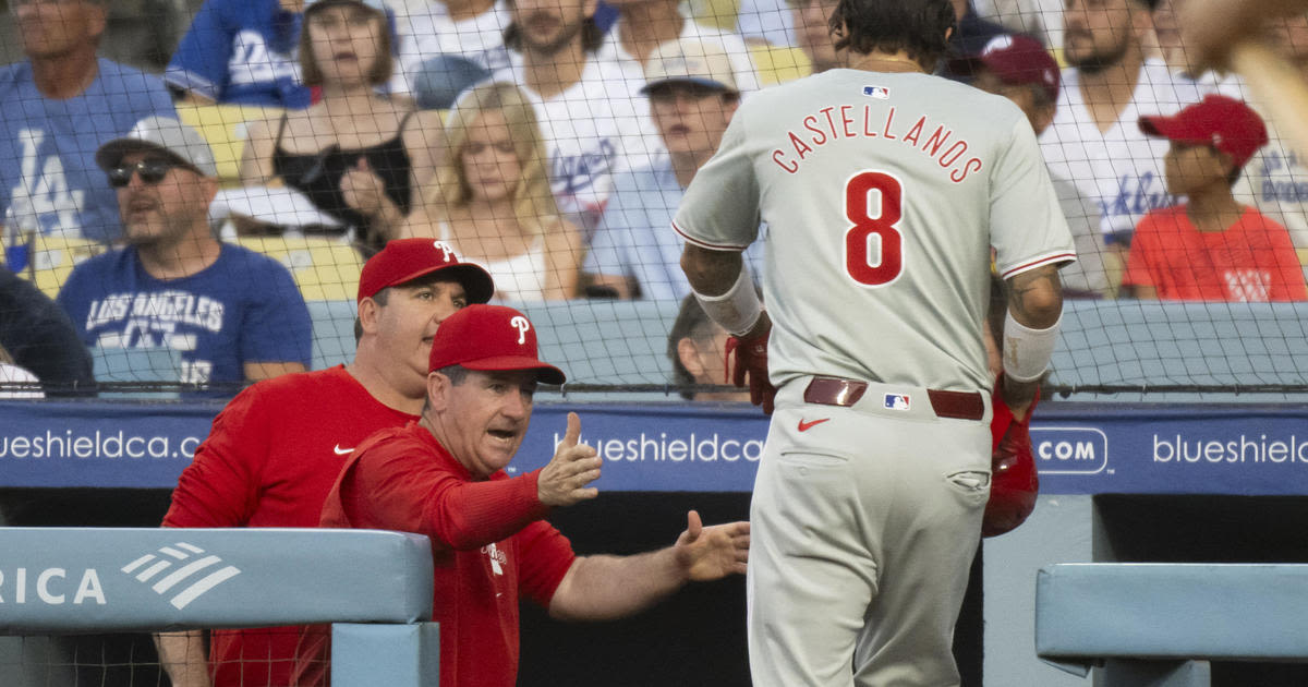 Dodgers beat Phillies 5-3 in opener between NL division leaders