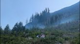 Wildfire north of Harrison being held at 1.7 hectares