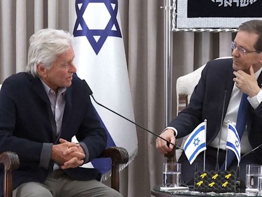 Michael Douglas arremete contra las protestas pro-palestinas y se posiciona del lado de Israel - ELMUNDOTV