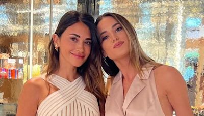 Antonela Roccuzzo y su íntima amiga Elena Galera se robaron todas las miradas con sus looks complementarios