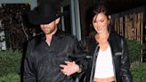 Bella Hadid Stuns in Black Leather Look With Cowboy Boyfriend Adan Banuelos in NYC