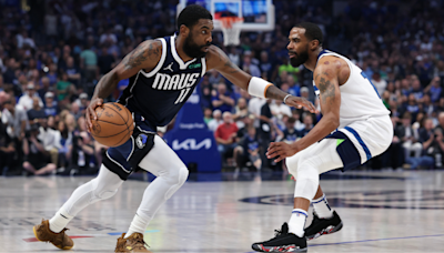 Mavericks vs. Timberwolves score: Kyrie Irving, Luka Doncic help Dallas top Wolves, secure 3-0 series lead