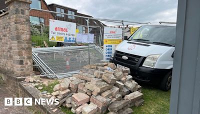 Demolition of Gloucestershire millionaire's man cave begins