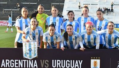 Argentina perdió un amistoso ante Uruguay en cancha de Estudiantes de Caseros