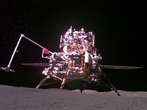 What happened to China's Chang'e 6 lander on the moon's far side?