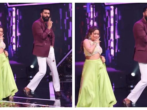 Vicky Kaushal, Neha Kakkar dance to 'Tauba Tauba' from 'Bad Newz' on 'Superstar Singer 3' - Times of India