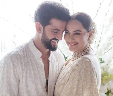 Sonakshi Sinha and Zaheer Iqbal tie the knot at private ceremony, host reception for industry colleagues