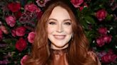 Pregnant Lindsay Lohan Shows Off Baby Bump in Knit Dress