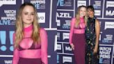 ... King Puts Sheer Spin on the Peekaboo Bra Layering Trend in Pink Look for ‘What What Happens Live’ Alongside Rashida...