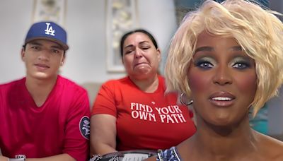 Amara La Negra muy conmovida con la mamá y el joven talento que firmó con los Dodgers