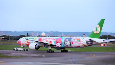 長榮航空全新三麗鷗彩繪機亮相 Kitty、酷洛米、美樂蒂陪你翱翔夢幻世界