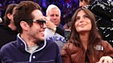 Pete Davidson & Emily Ratajkowski Smile As They Sit Courtside At Knicks Game Together