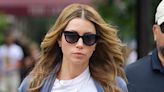 Jessica Biel models a WIG on the NYC set of her movie