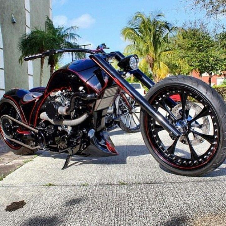 Nice custom chopper