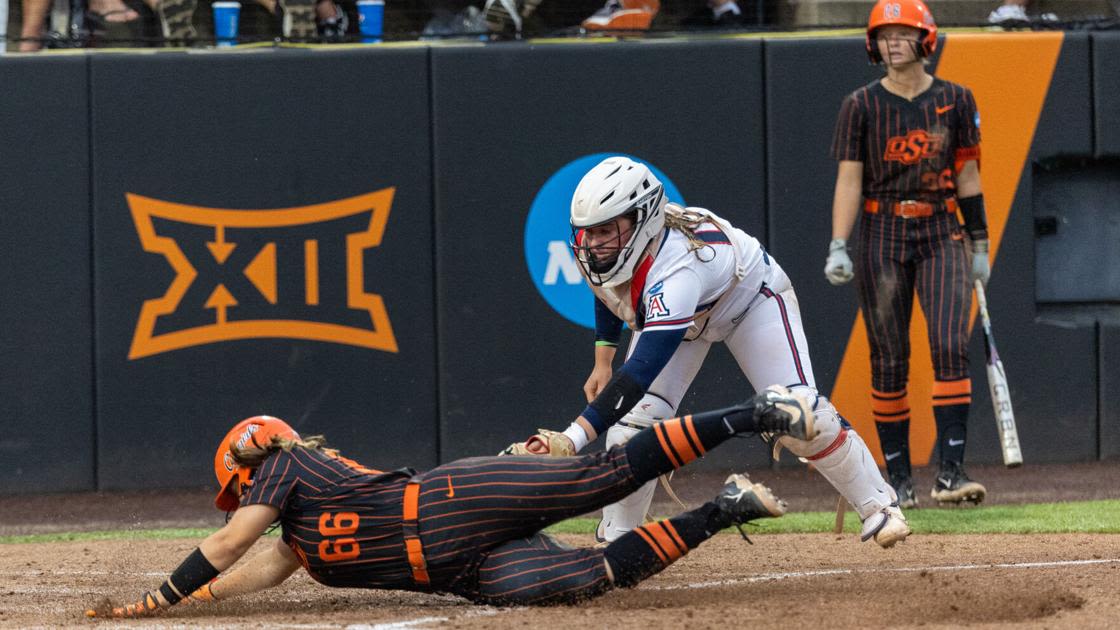 Photos: Arizona softball tries to hold off elimination vs. Oklahoma State in NCAA Softball Super Regional