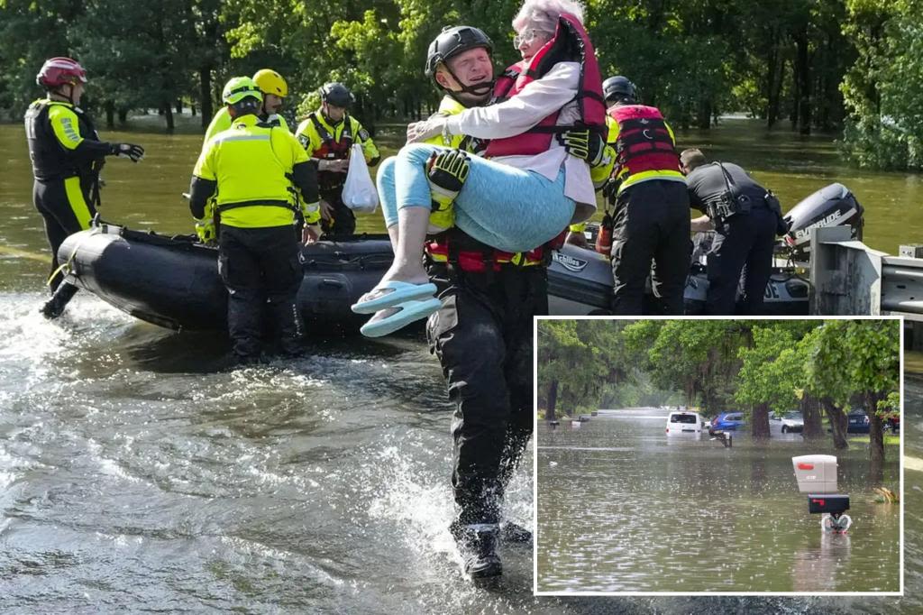 Texas rivers rise to levels not seen since Hurricane Harvey with dozens still waiting to be rescued and more heavy rains expected