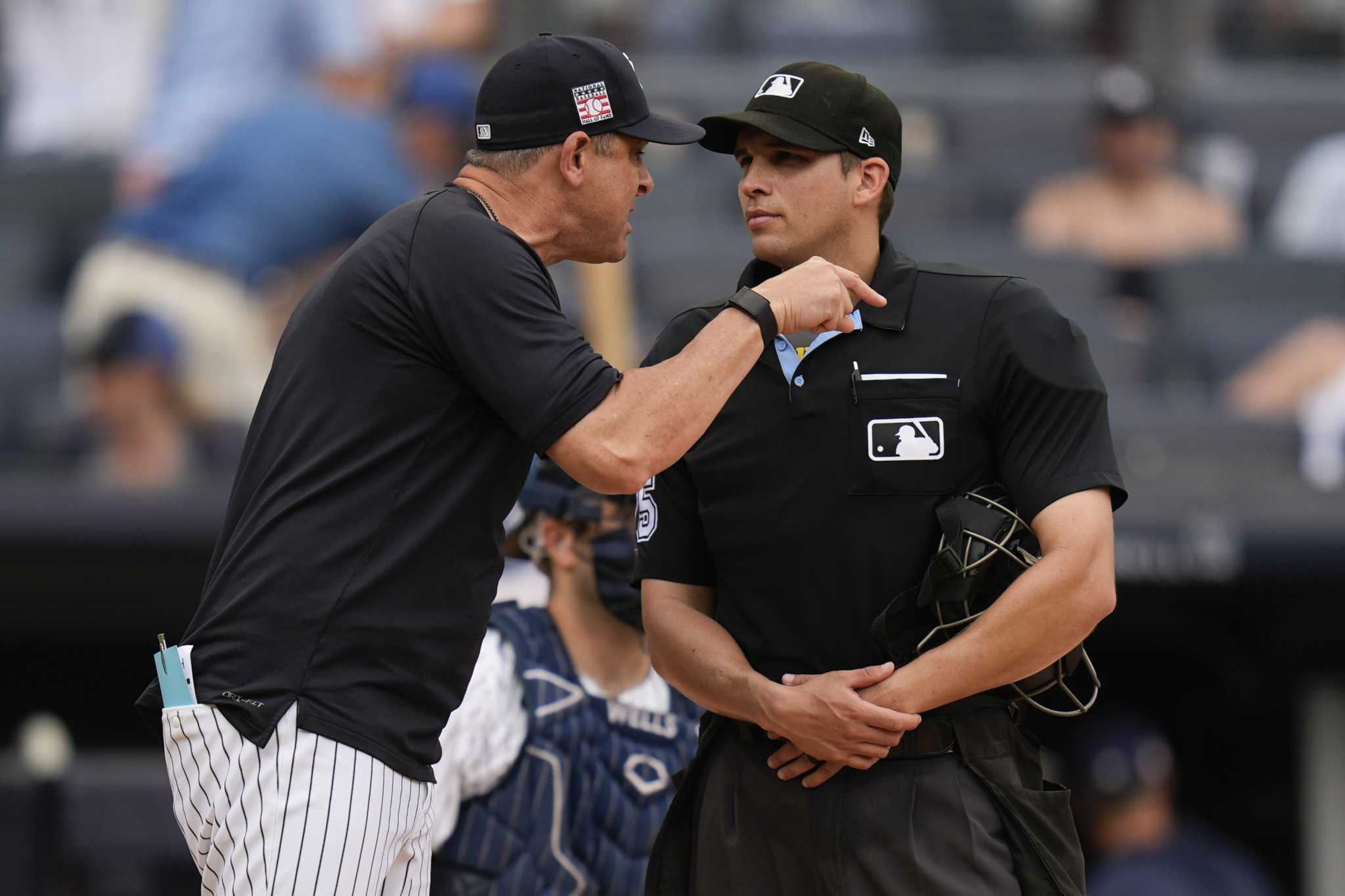 Yankees manager Aaron Boone ejected for 5th time this season as Rays beat New York 6-4