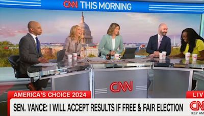 CNN Panel Breaks Into Laughter Over Dana Bash Claiming Trump ‘Really Likes’ Possible VP Doug Burgum Because He’s a ‘Nice...