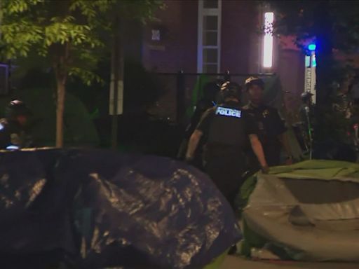 DC Police break up George Washington University encampment early Wednesday