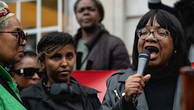 General election – latest: Diane Abbott issues defiant pledge at rally as Labour suspend MP Russell-Moyle