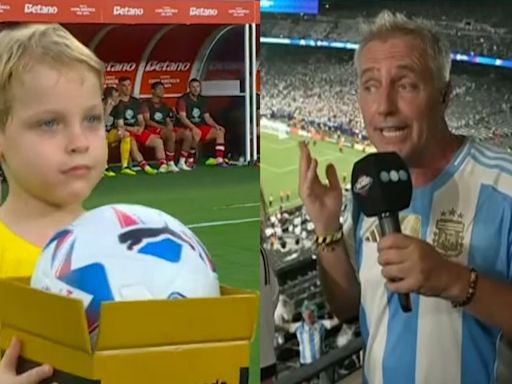 Marley explicó cómo llegó Mirko a entregar la pelota del partido de la Selección argentina en la Copa América