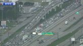 13 Alert Traffic: Traffic grows on I-69 SW Fwy with all NB lanes closed at Bissonnet Street