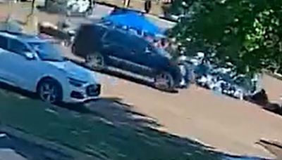 Memphis police release pictures of suspect vehicle in shooting that injured two people in a Whitehaven parking lot