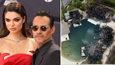 Marc Anthony y Nadia Ferreira reaparecen tras incendio de su villa: así se refugian luego del siniestro