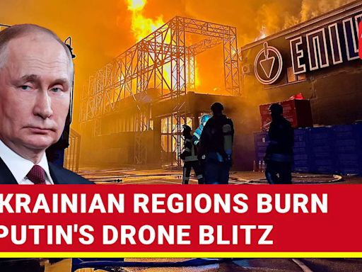 Russia Strikes Ukraine with 18 Iranian Drones Following Putin’s Chilling Nuclear Threat to the West | TOI Original - Times of India Videos