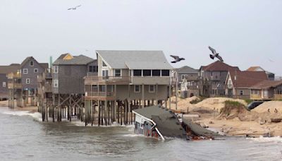 A 6th house has collapsed into the Atlantic Ocean along North Carolina's Outer Banks