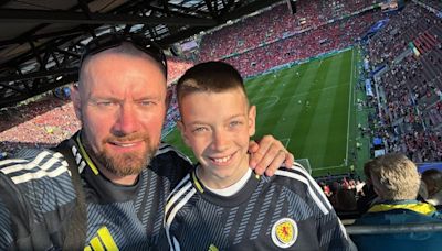 Father and son watching Scotland match in Germany ‘confident’ team will win