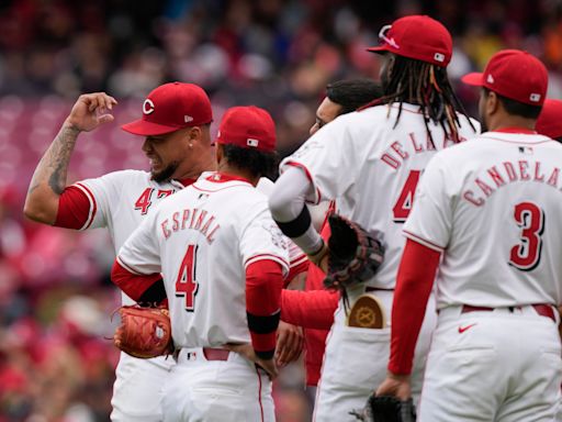 Reds pitcher Frankie Montas injured in the first inning against the Angels