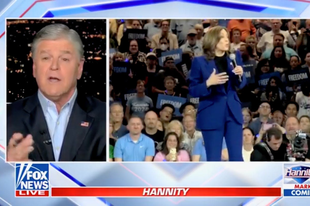 Fox News show goes dark in middle of Sean Hannity’s anti-immigrant rant