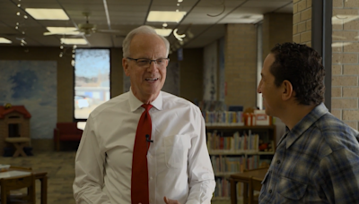 Moran downs a milkshake and chili while explaining how Congress can rise above gridlock