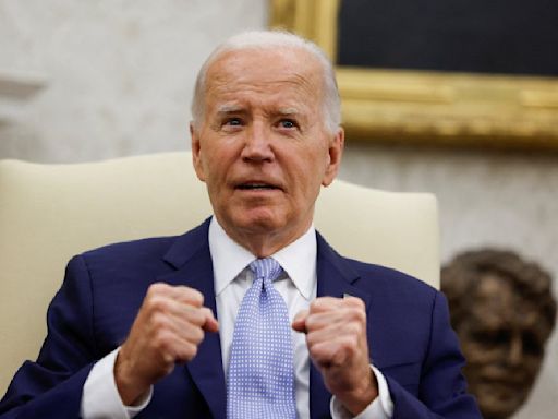 'I'm not going anywhere,' Biden says as campaign struggles